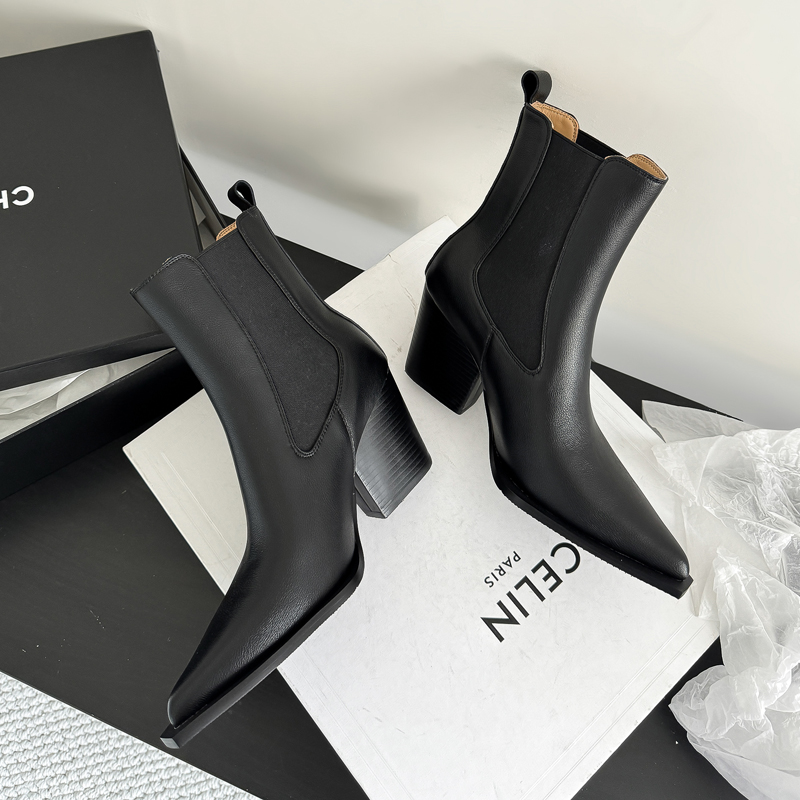 Nowe 2027 Skórzane Botki Chels – Men Formal Wear With Boots recenzja i cena
