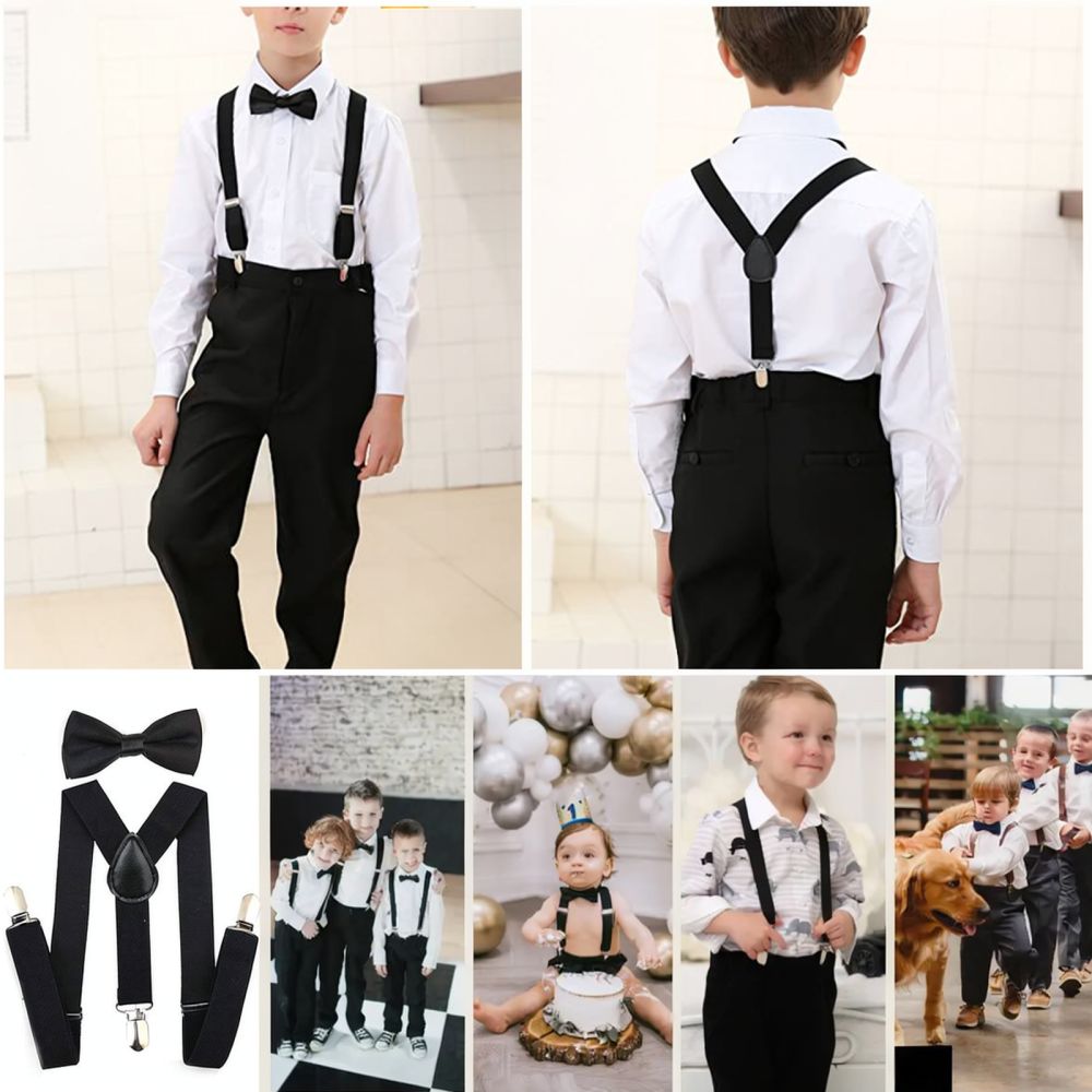 Stylowe, elastyczne szelki w k – Men'S Formal Wear With Suspenders recenzja i cena