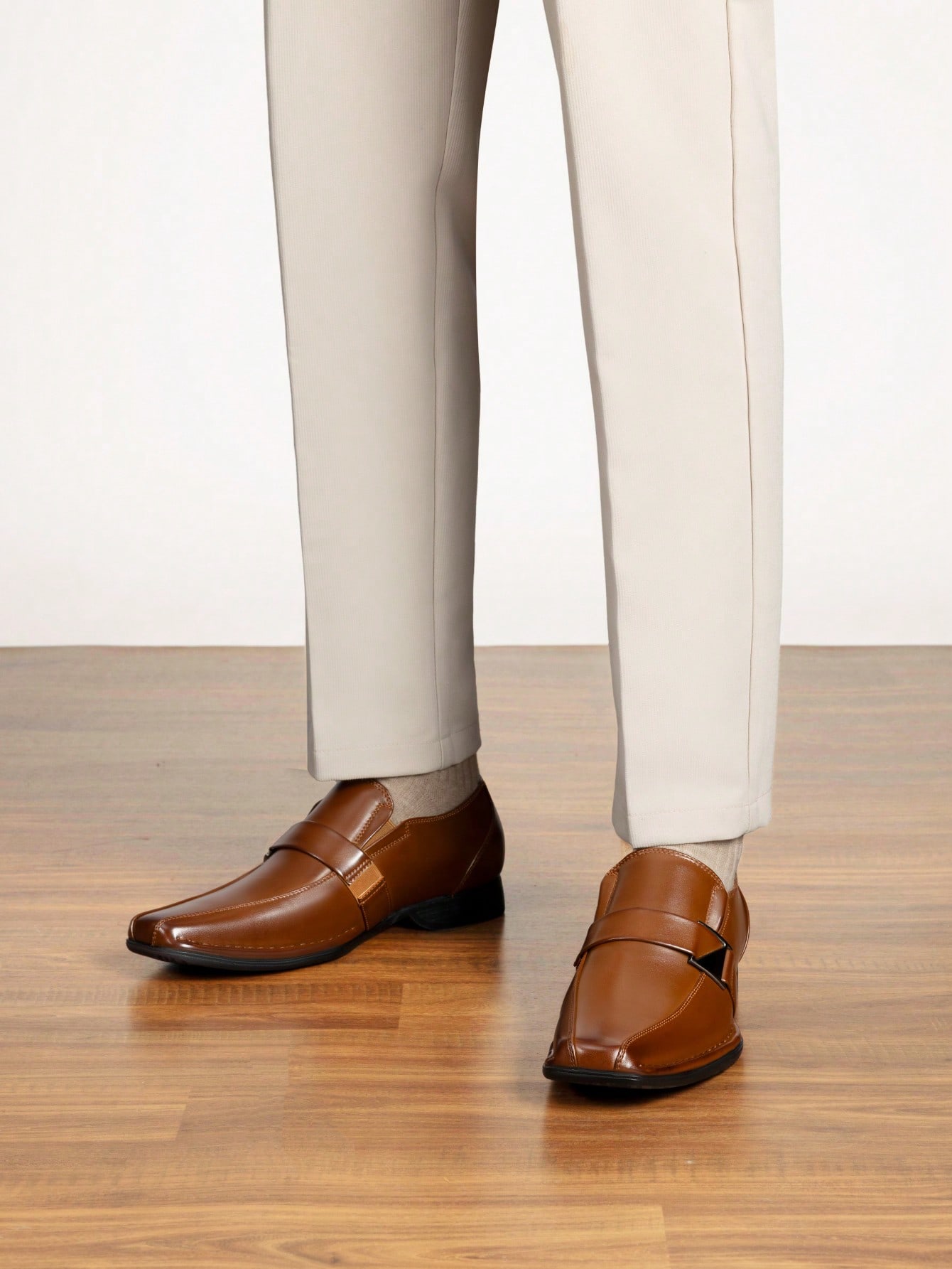 Eleganckie, skórzane mokasyny  – Formal Men Daily Wear Footwear recenzja i cena
