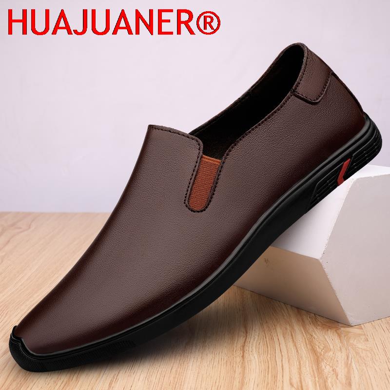 Buty z prawdziwej skóry Męskie – Men Formal Wear All Black recenzja i cena